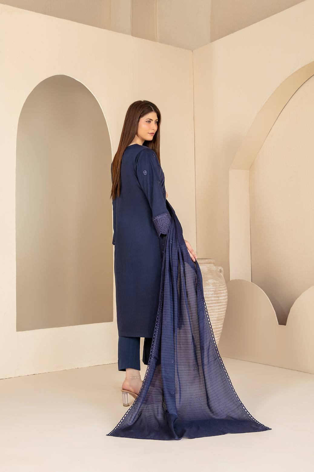 KHAMEELAH 3pcs Un-Stitched Emb Viscose [D-4933]