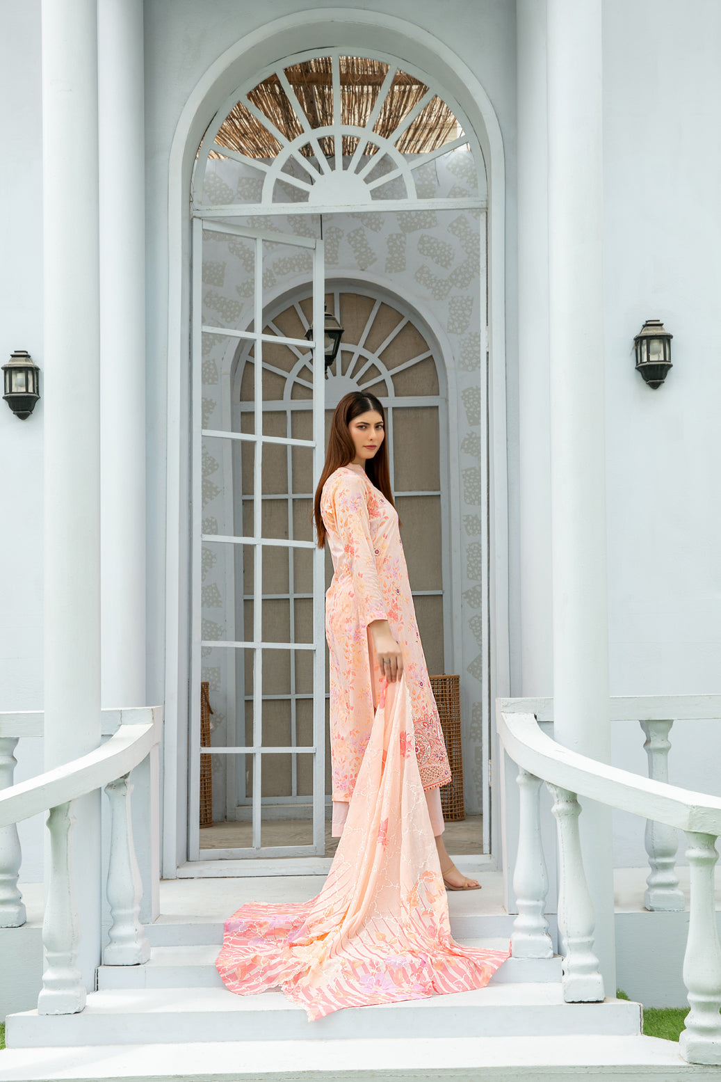 ROZA 3pcs Un-Stitched Emb Printed Lawn[D-3963]