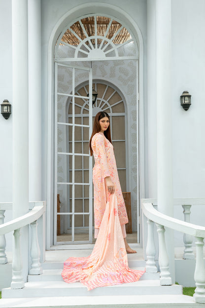 ROZA 3pcs Un-Stitched Emb Printed Lawn[D-3963]