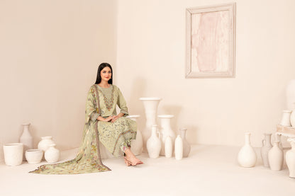 ZARTASHA 3pcs Un-Stitched Emb Viscose [D-5828]
