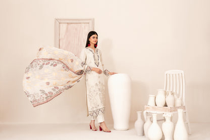 ZARTASHA 3pcs Un-Stitched Emb Viscose [D-5822]