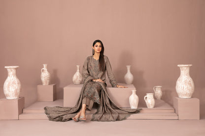 RAYALEEN 3pcs Un-Stitched Emb Viscose [D-5602]
