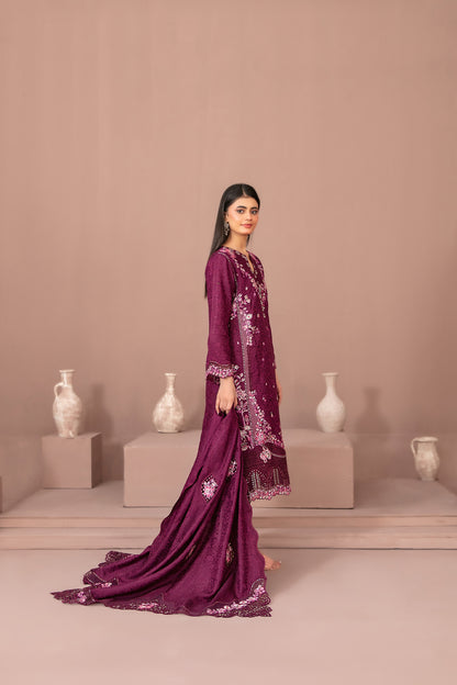 RAYALEEN 3pcs Un-Stitched Emb Viscose [D-5603]
