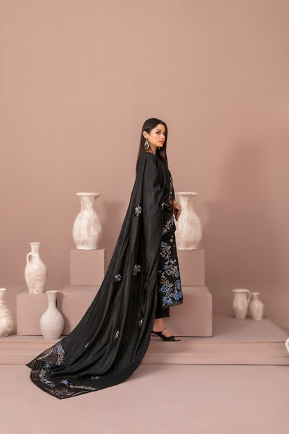 RAYALEEN 3pcs Un-Stitched Emb Viscose [D-5608]