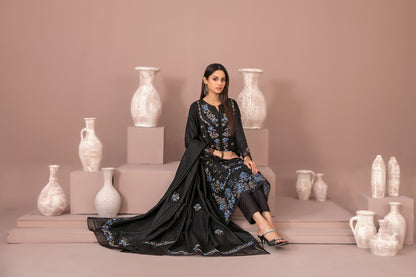 RAYALEEN 3pcs Un-Stitched Emb Viscose [D-5608]