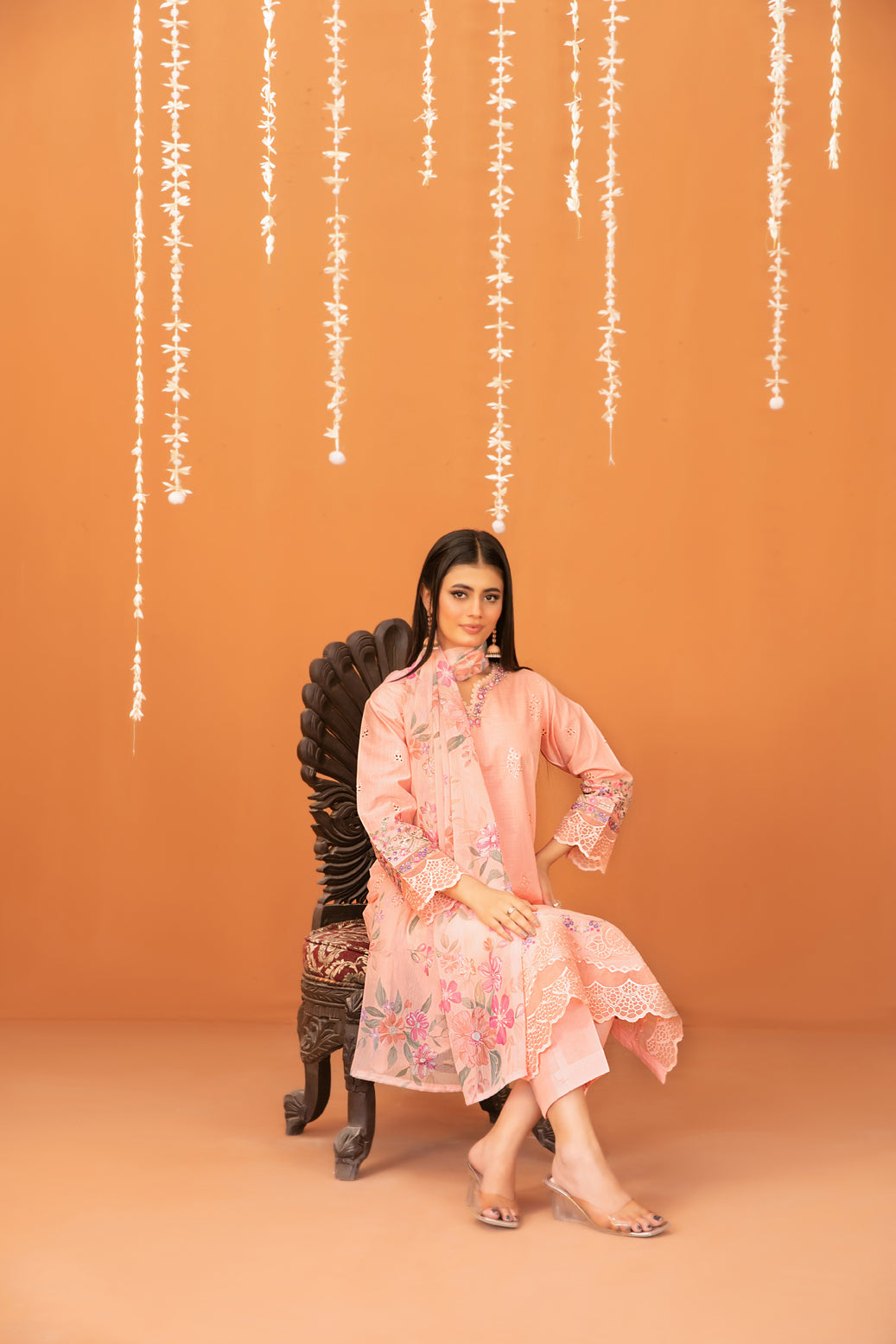 Chaashni 3pcs Stitched Emb Lawn [D-3139]