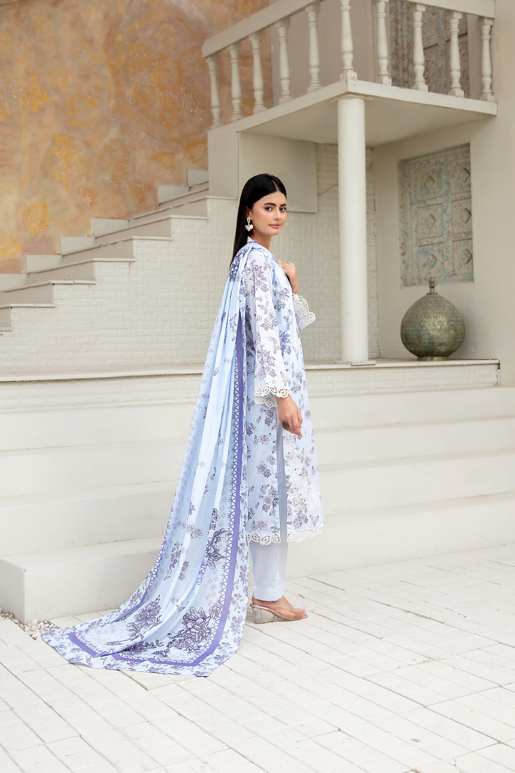 Maha Vol-2 Stitched Emb Printed Lawn [D-3915]
