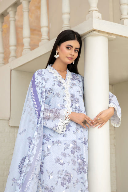 Maha Vol-2 Stitched Emb Printed Lawn [D-3915]