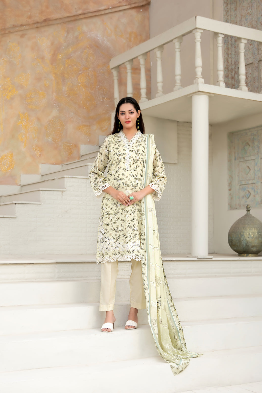 Maha Vol-2 Stitched Emb Printed Lawn [D-3911]