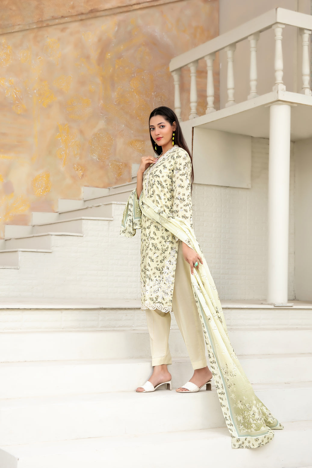 Maha Vol-2 Stitched Emb Printed Lawn [D-3911]