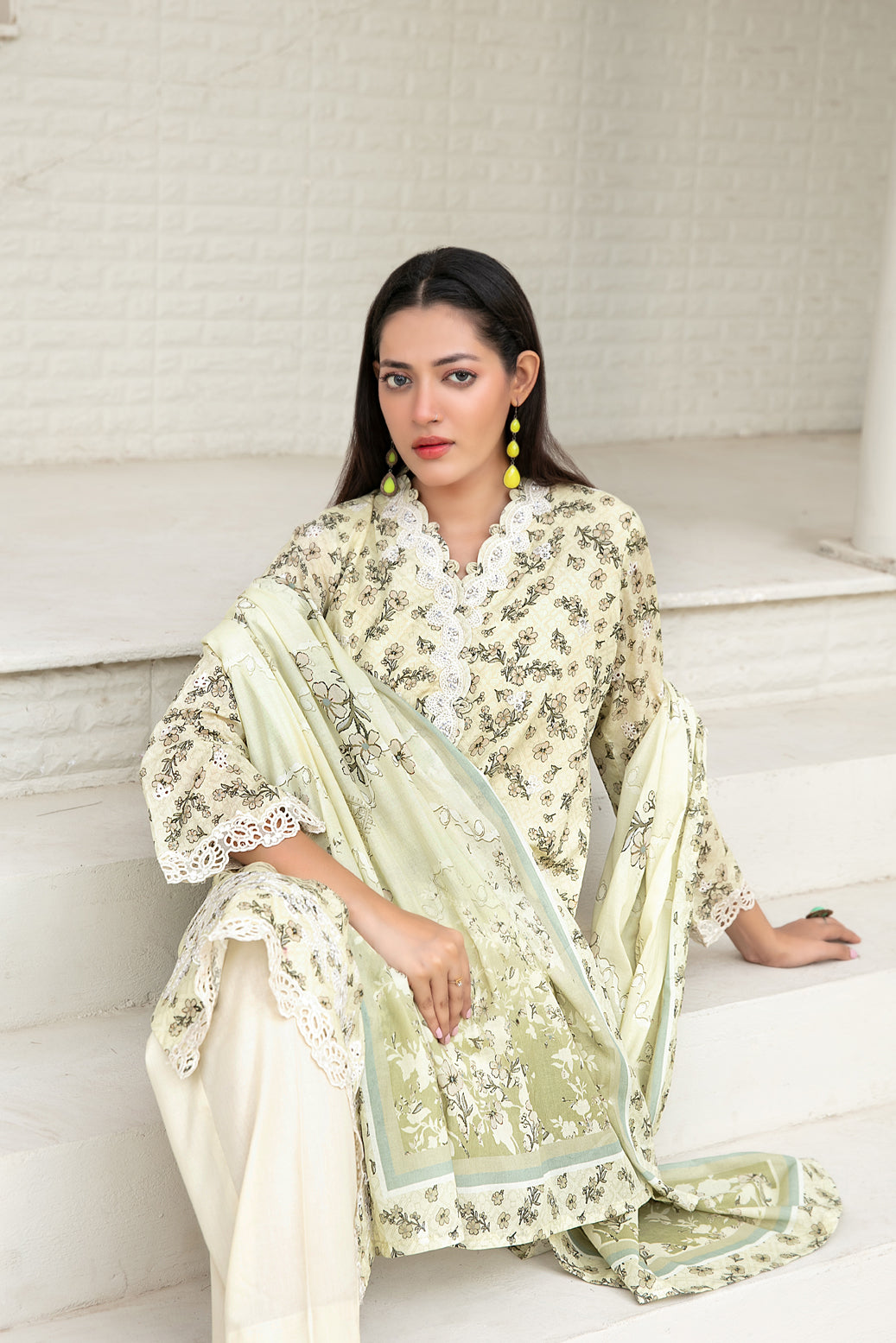 Maha Vol-2 Stitched Emb Printed Lawn [D-3911]