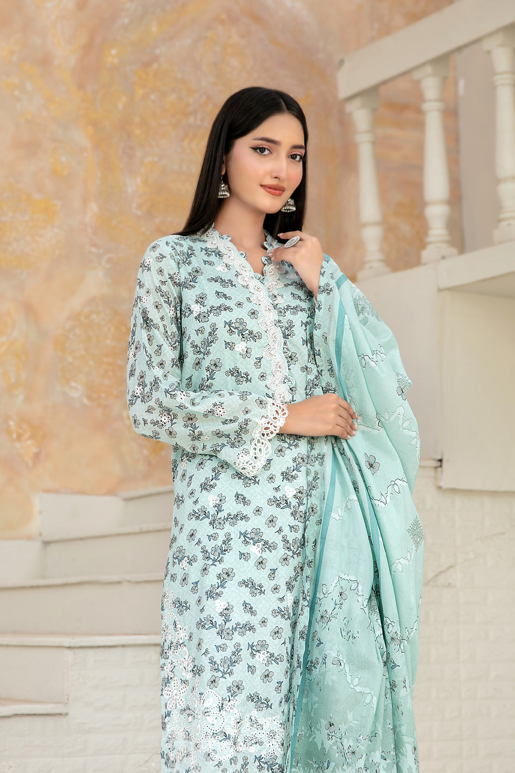 Maha Vol-2 Stitched Emb Printed Lawn [D-3914]