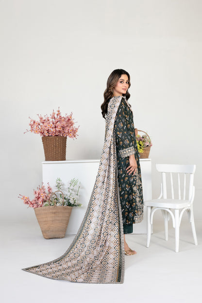 FOLIA 3pcs Un-Stitched Emb Printed Lawn [D-4559]