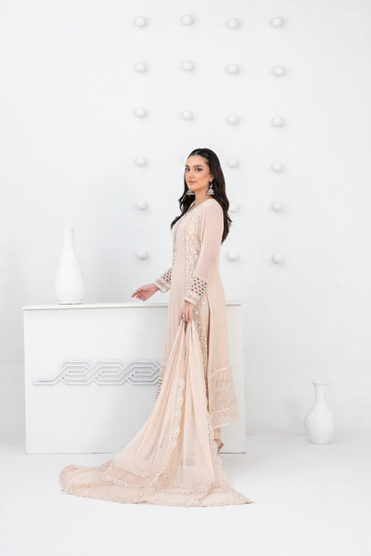 SATORI 3pcs Semi-Stitched Fancy Emb Chiffon [D-3933]