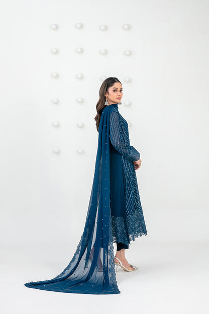 SATORI 3pcs Semi-Stitched Fancy Emb Chiffon [D-3932]
