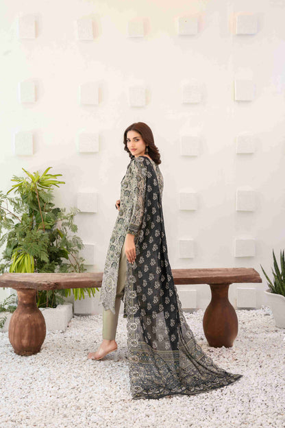 Ayna 3Pcs Unstitched Printed Lawn [D-3917]