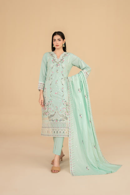 ESENSE 3pcs Un-Stitched Emb Viscose [D-4463]