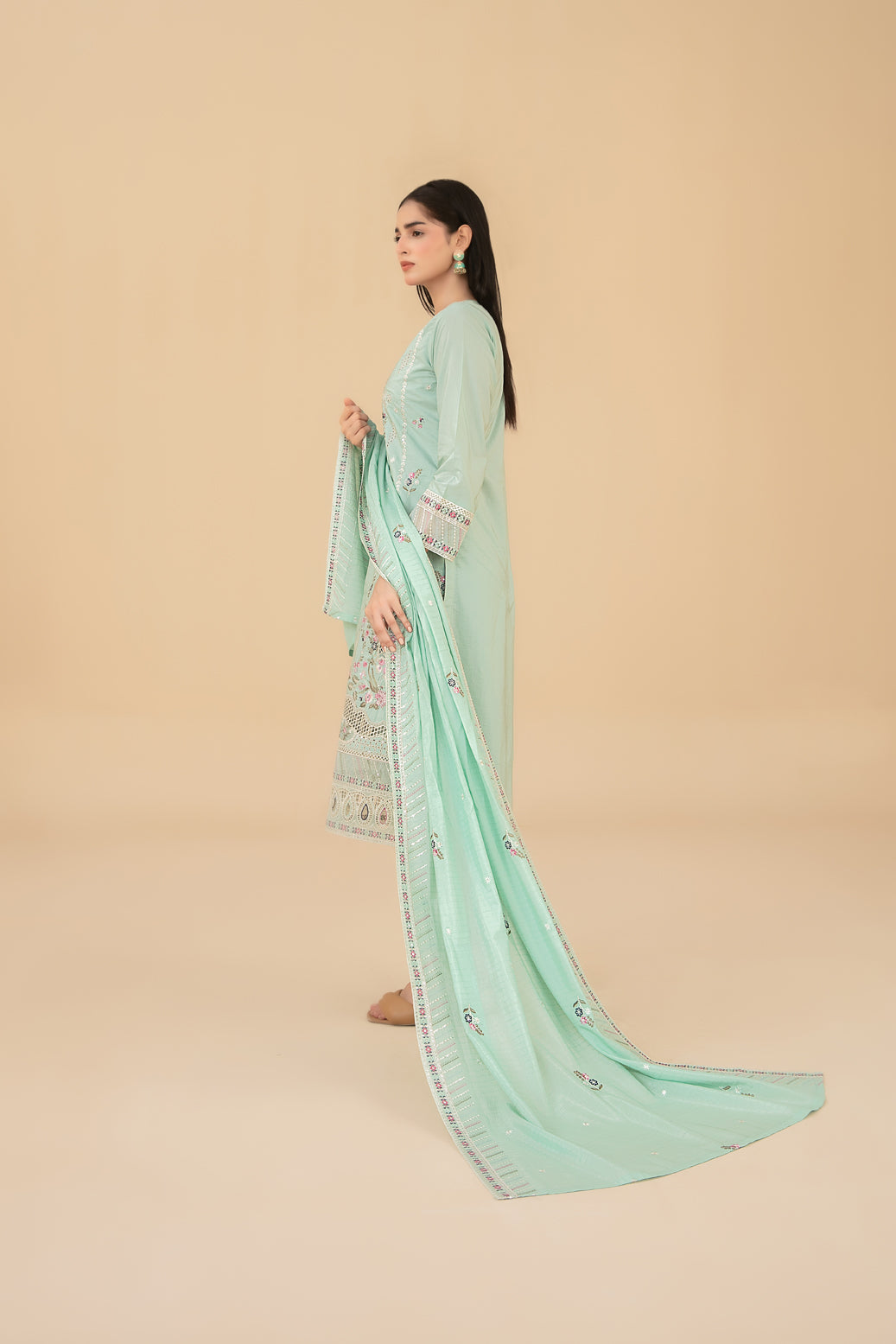 ESENSE 3pcs Un-Stitched Emb Viscose [D-4463]