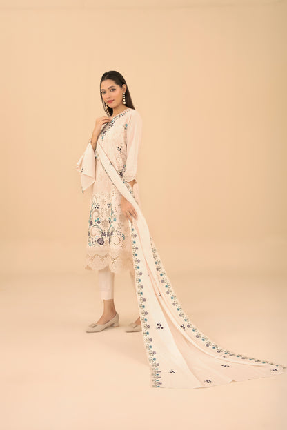 ESENSE 3pcs Un-Stitched Emb Viscose [D-4468]