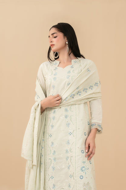 ESENSE 3pcs Un-Stitched Emb Viscose [D-4465]