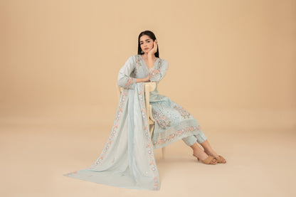 ESENSE 3pcs Un-Stitched Emb Viscose [D-4470]