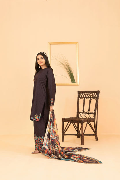 Neza Stitched Emb Cotton Jacquard [D-1632]