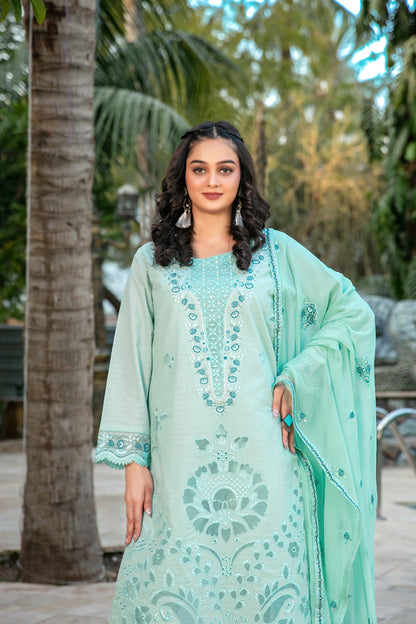 Nayiri 3pcs Un-Stitched Emb Lawn [D-2765]