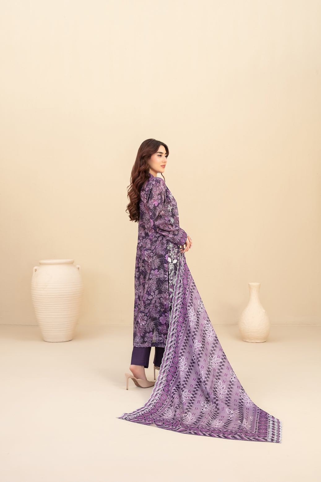Masira 3pcs Un-Stitched Emb Printed Lawn [D-3609]