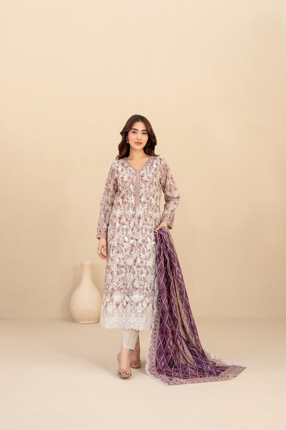 Masira 3pcs Un-Stitched Emb Printed Lawn [D-3610]