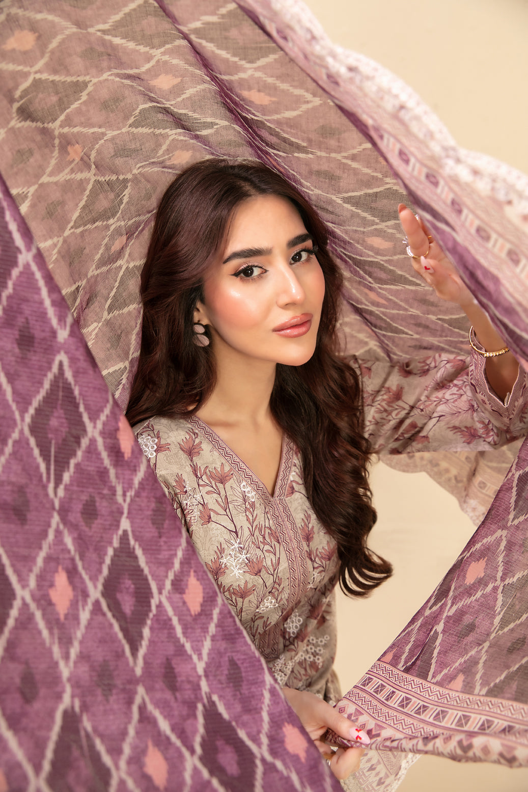 Masira 3pcs Un-Stitched Emb Printed Lawn [D-3610]