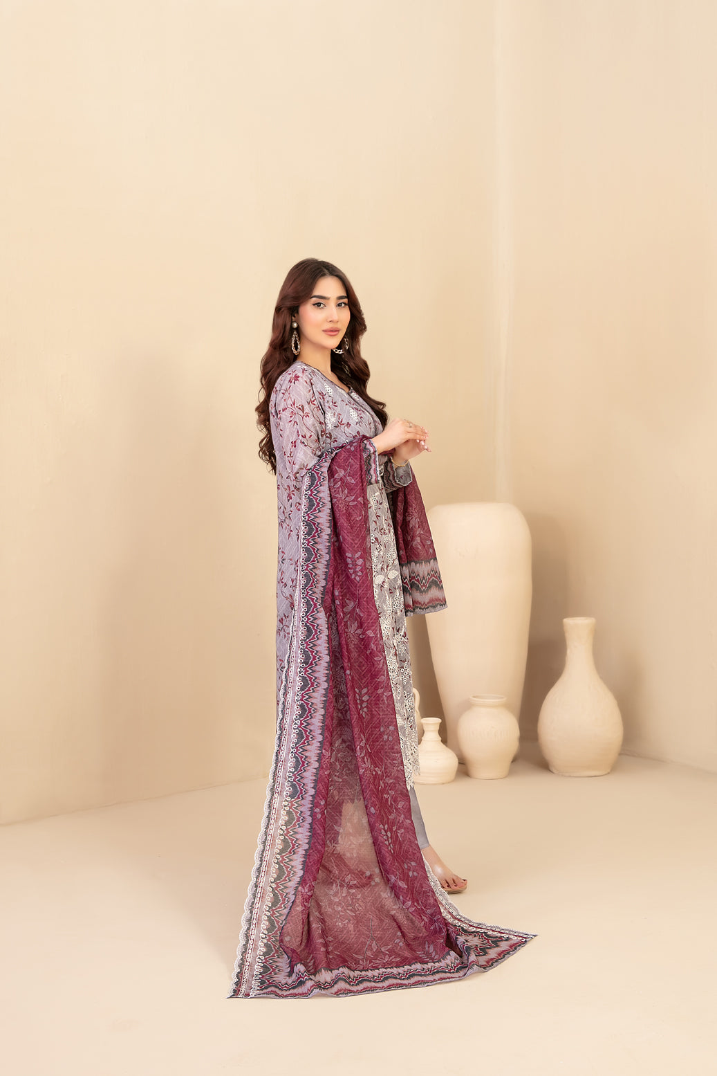 Masira 3pcs Un-Stitched Emb Printed Lawn [D-3617]