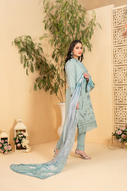 Taabir 3pcs Stitched Emb Lawn [D-2293]