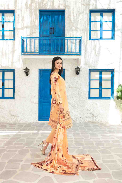 Parizah 3pcs Un-Stitched Emb Printed Lawn [D-2723]