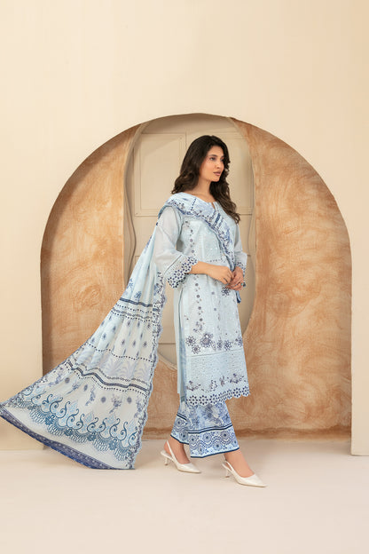 Mahabbah Vol-2 Stitched Emb Lawn [D-3798]