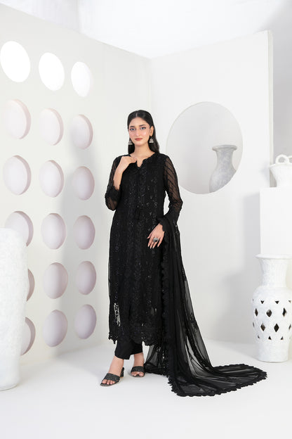 EK NAYI DASTAAN Vol 2 3pcs Semi-Stitched Fancy Emb Chiffon [D-4760]