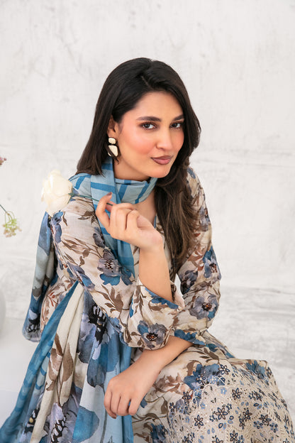 Ramla 3pcs Un-Stitched Emb Printed Lawn [D-3925]