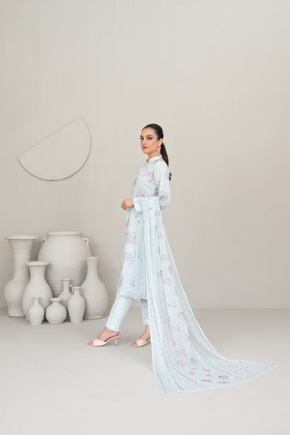 QAREENA 3pcs Un-Stitched Emb Karrandi [D-5269]