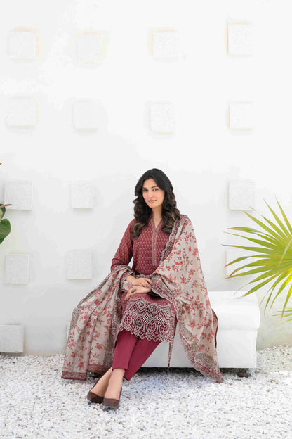 Ayna 3Pcs Unstitched Printed Lawn [D-3945]