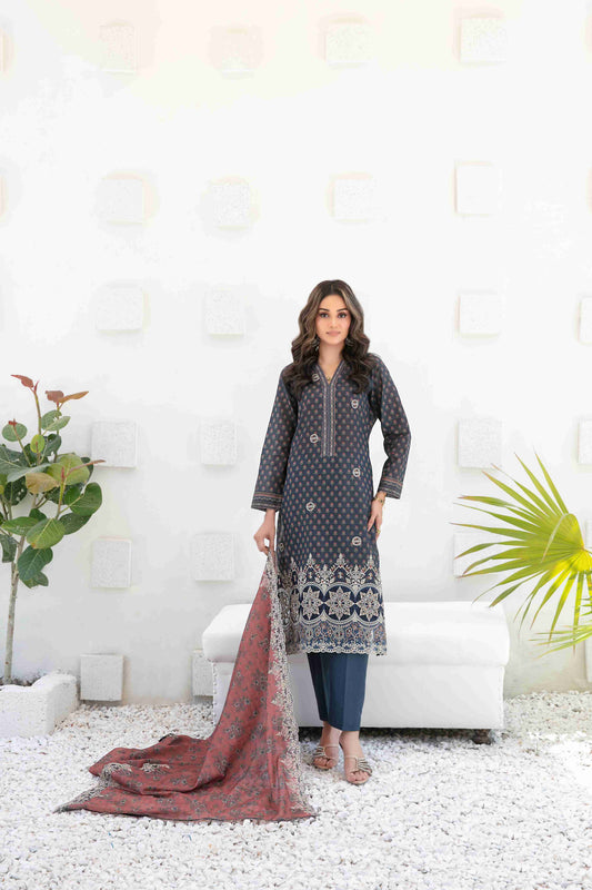 Ayna 3Pcs Unstitched Printed Lawn [D-3944]
