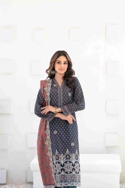 Ayna 3Pcs Unstitched Printed Lawn [D-3944]