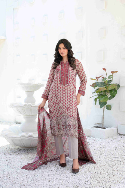 Ayna 3Pcs Unstitched Printed Lawn [D-3949]