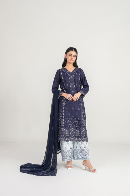 IRYSSA V2 3pcs Un-Stitched Emb Staple [D-5523]