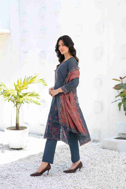 Ayna 3Pcs Unstitched Printed Lawn [D-3946]