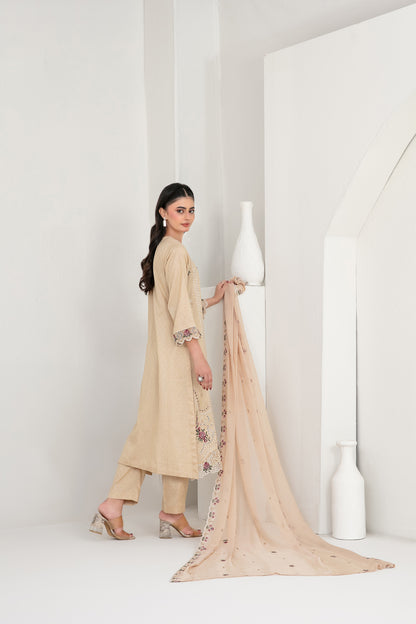 IRYSSA V1 3pcs Un-Stitched Emb Staple [D-5524]