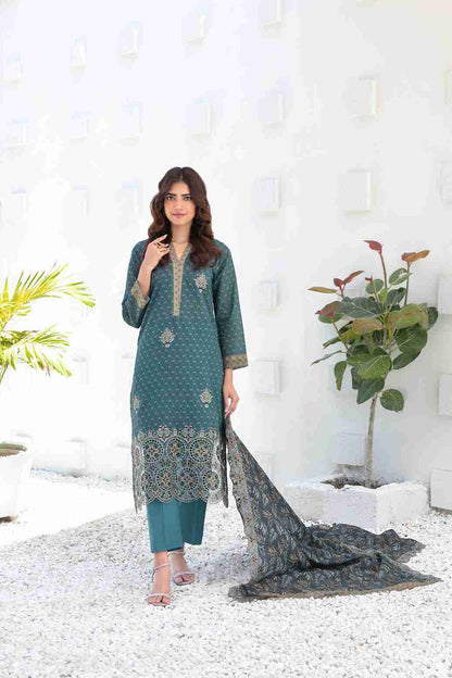 Ayna 3Pcs Unstitched Printed Lawn [D-3942]
