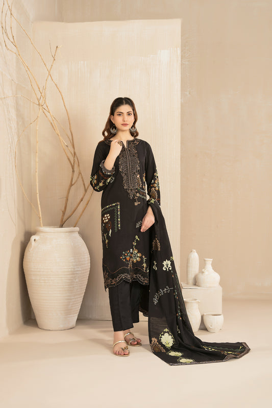 IORA 3pcs Un-Stitched Emb Printed Staple [D-5516]