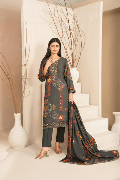 IORA 3pcs Un-Stitched Emb Printed Staple [D-5513]