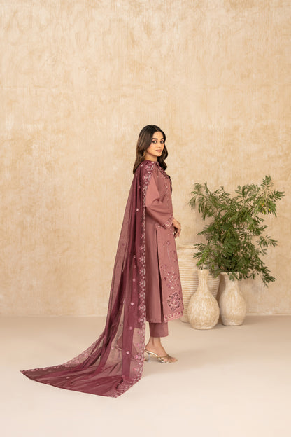 WYRA 3pcs Un-Stitched Emb Viscose [D-5860]