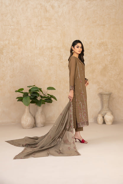 WYRA 3pcs Un-Stitched Emb Viscose [D-5859]