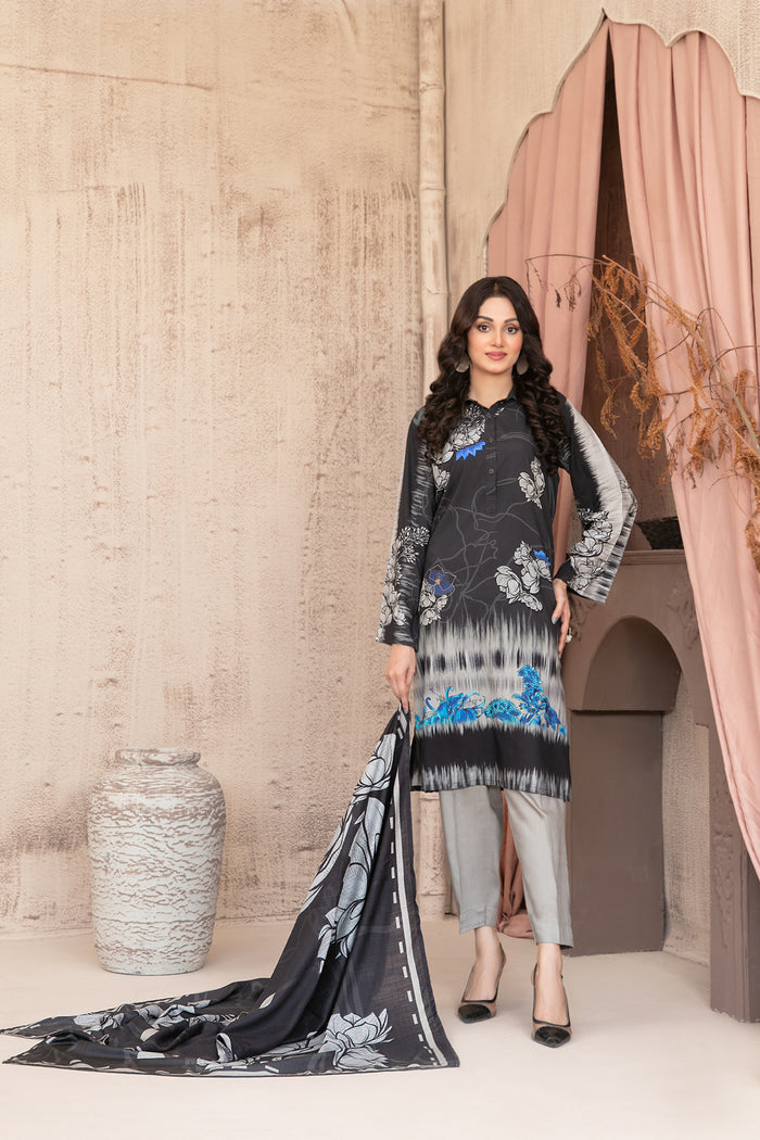 Rasha V1 3pcs Stitched Printed Staple [D-5052]